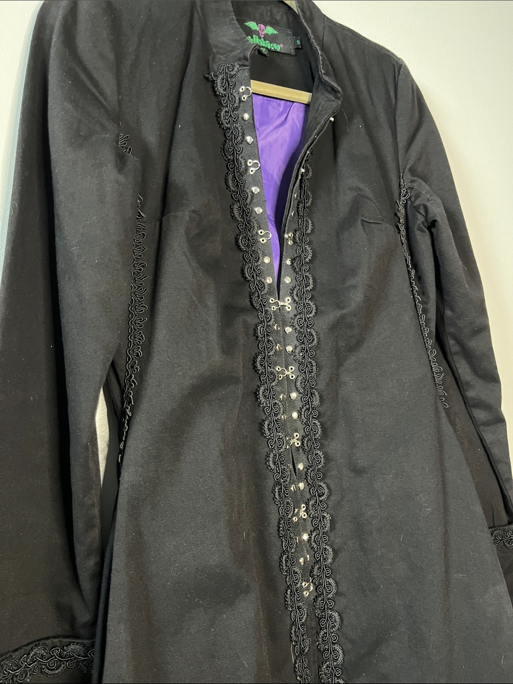 Vintage Tripp NYC gothic vampire coat grunge emo Halloween pirate feminine - Picture 3 of 10